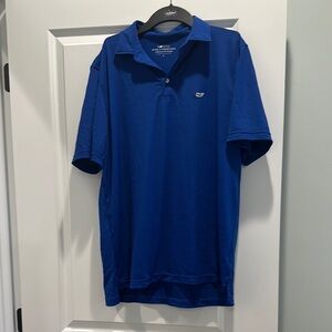 Vineyard Vines Blue Polo Shirt Classic Style